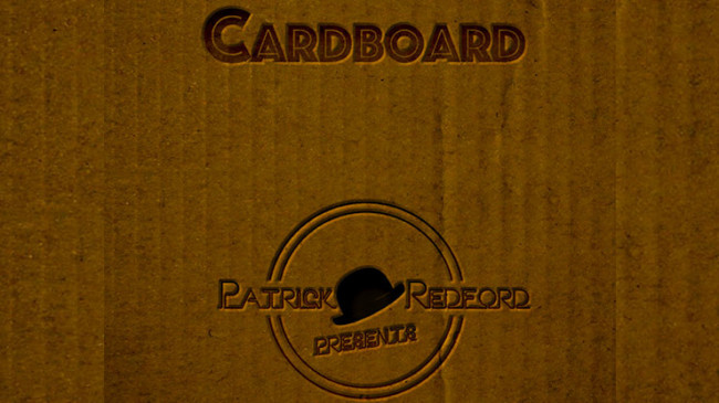 CARDBOARD The Book by Patrick G. Redford - Buch