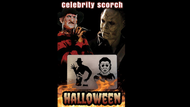 Celebrity Scorch (Halloween and Horror) by Mathew Knight and Stephen Macrow - Bild erscheint auf Rücken einer signierten blanko Karte