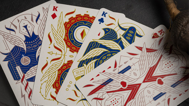 Celestial Valor by Giovanni Meroni(greenish yellow) - Pokerdeck