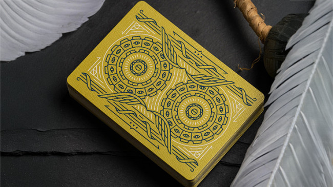 Celestial Valor by Giovanni Meroni(greenish yellow) - Pokerdeck