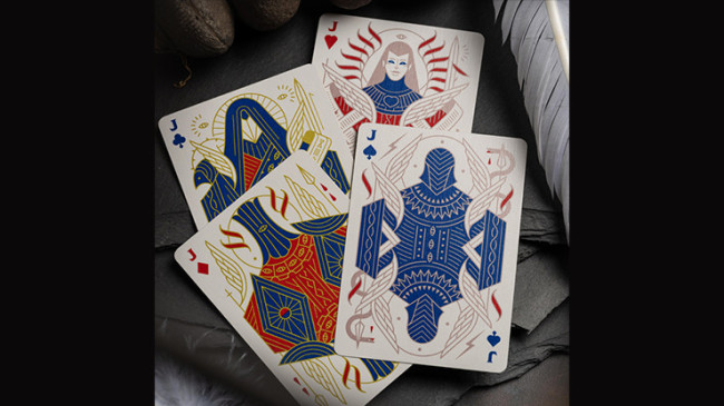 Celestial Valor by Giovanni Meroni(greenish yellow) - Pokerdeck