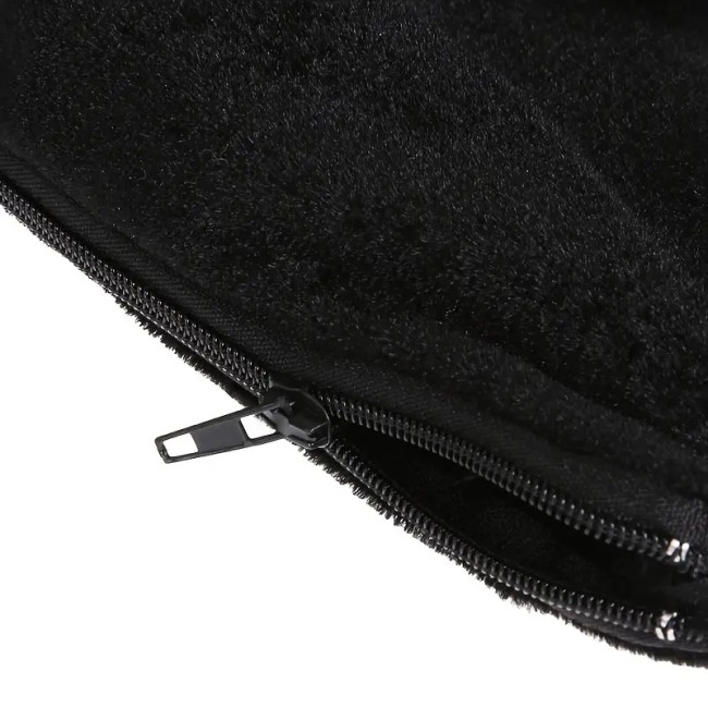 Change Bag - Changierbeutel mit Zipper, Schwarz