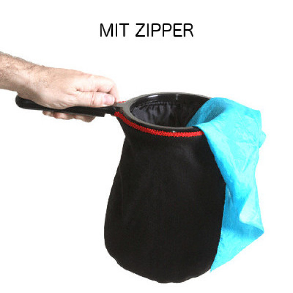Changierbeutel Zaubertrick - Schwarz mit Zipper - Change Bag by Bazar de Magia