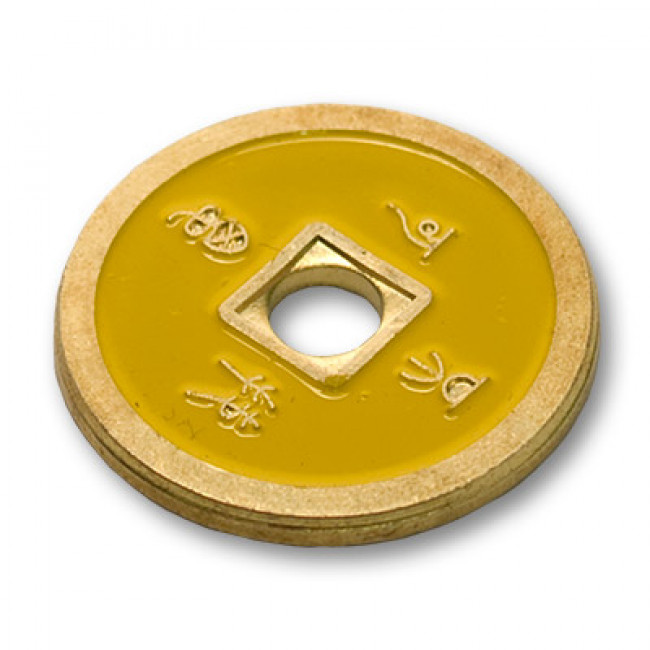 Chinese Coin by Tango - Brass/Yellow