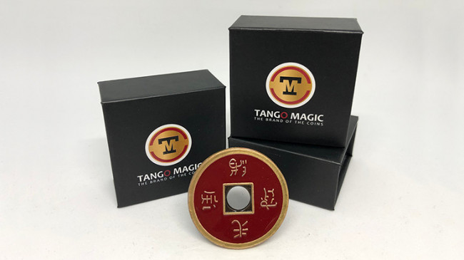 Chinese Coin by Tango - Dollar size - Red
