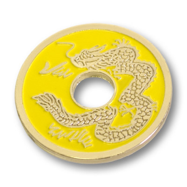 Chinesische Münze - Half Dollar size - Gelb