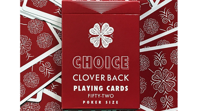 Choice Cloverback (Red) - Pokerdeck