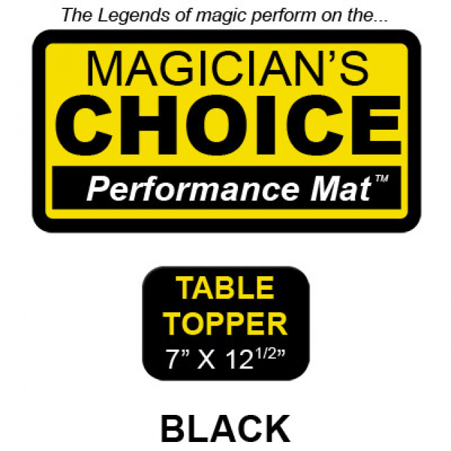 Close Up Matte - Table Topper Close-Up Mat (BLACK - 7x12.5) by Ronjo