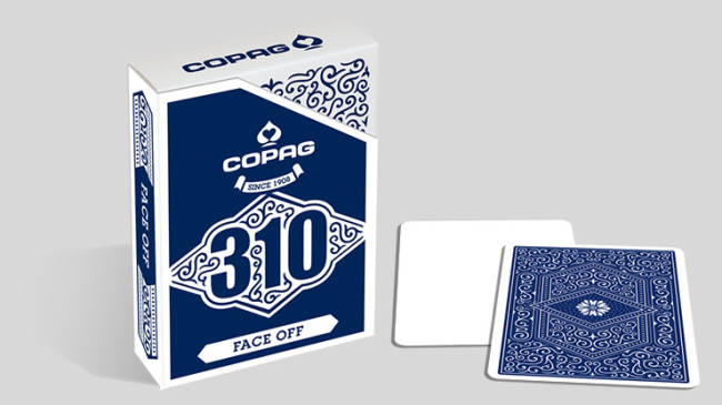 Copag 310 Face Off - Blau - Blank Face - Gaffed Deck - Leere Vorderseiten