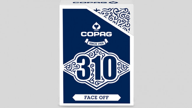 Copag 310 Face Off - Blau - Blank Face - Gaffed Deck - Leere Vorderseiten