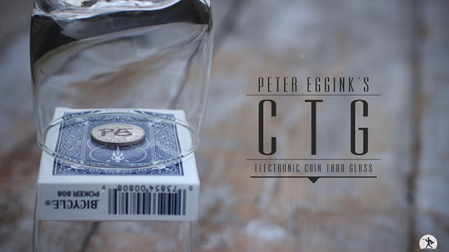 CTG Blue by Peter Eggink - Münze durch Glas - Zaubertrick