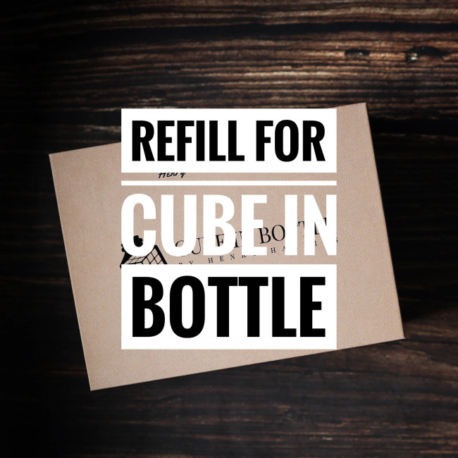 Refill for Cube In Bottle by Henry Harrius - ERSATZTEIL