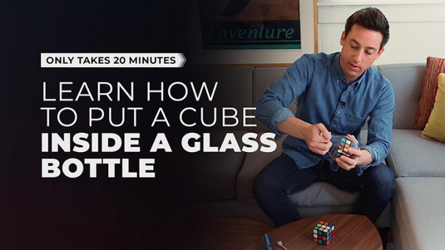 Cube in Bottle Project by Taylor Hughes and David Stryker - Rubiks Cube Zaubertrick