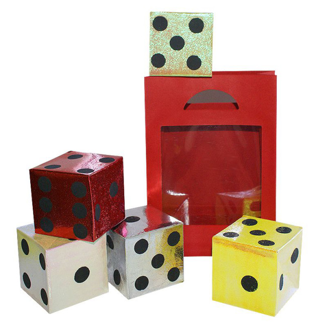 Dice from empty bag - Erscheinende Würfel aus Papiertüte - Zaubertrick