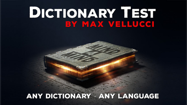 Dictionary Test by Max Vellucci - Video - DOWNLOAD