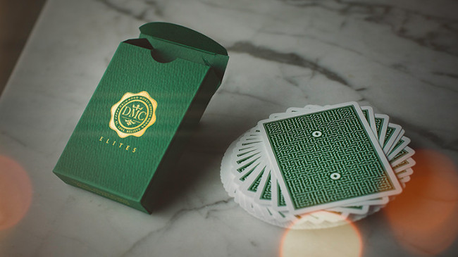 DMC ELITES: Marked Deck (Forest Green) - Markiertes Kartenspiel