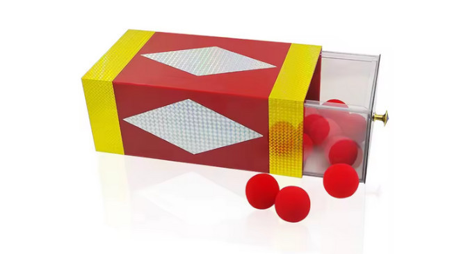 Drawer Box - Jumbo - Transparent - Profi Zaubertrick für Produktion & Verwandlung