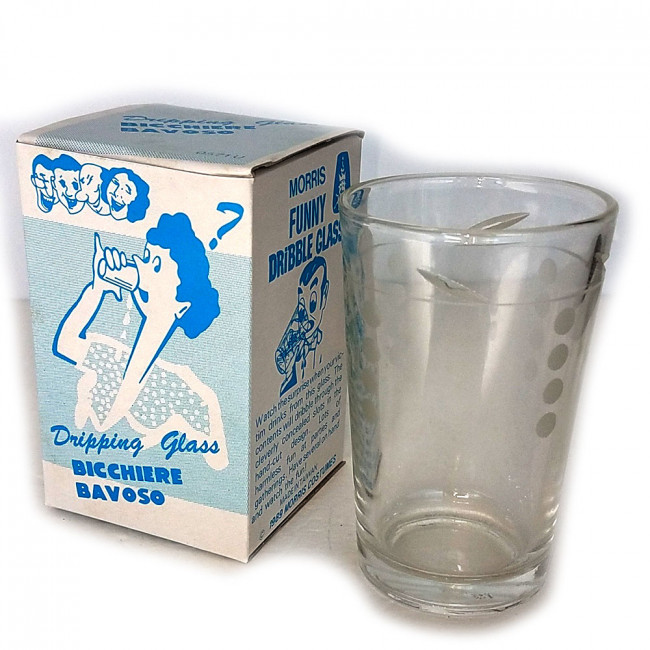 Witztrinkglas - Dribble Glass - Sabberglas Scherz