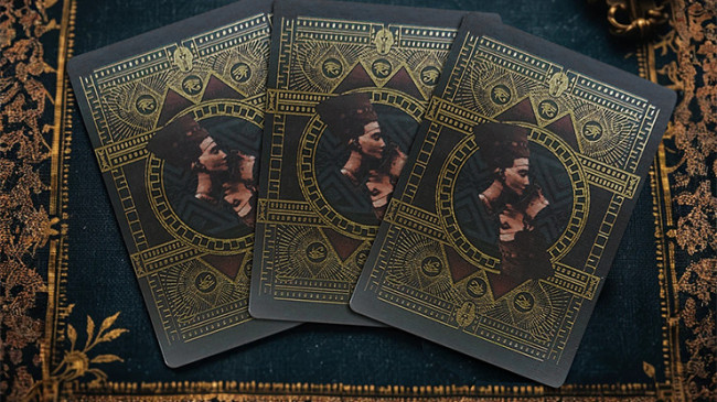 Egypt Mythology Black Edition (Green, Nile) - Pokerdeck