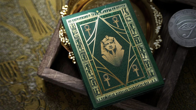 Egypt Mythology Black Edition (Green, Nile) - Pokerdeck