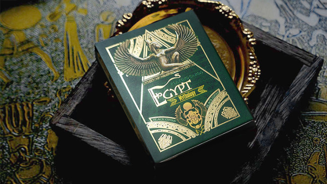 Egypt Mythology Black Edition (Green, Nile) - Pokerdeck