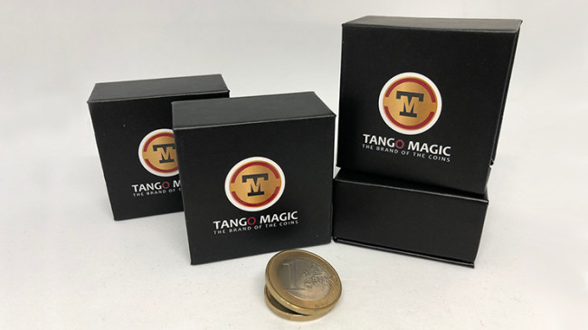 Expanded Shell Coin - (1 Euro, Steel Back) by Tango Magic (E0066)