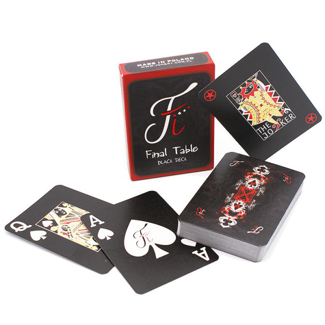 Final Table Black Deck - Pokerdeck