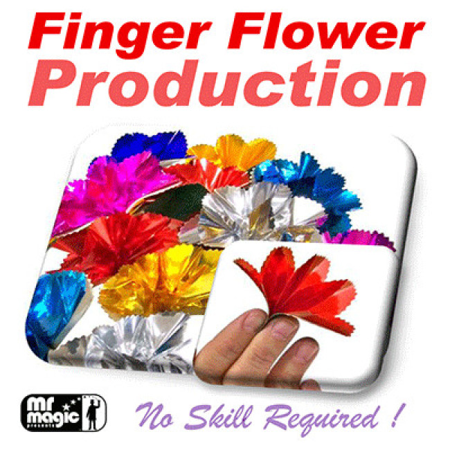 Finger Flower Production (Set of 16) by Mr. Magic