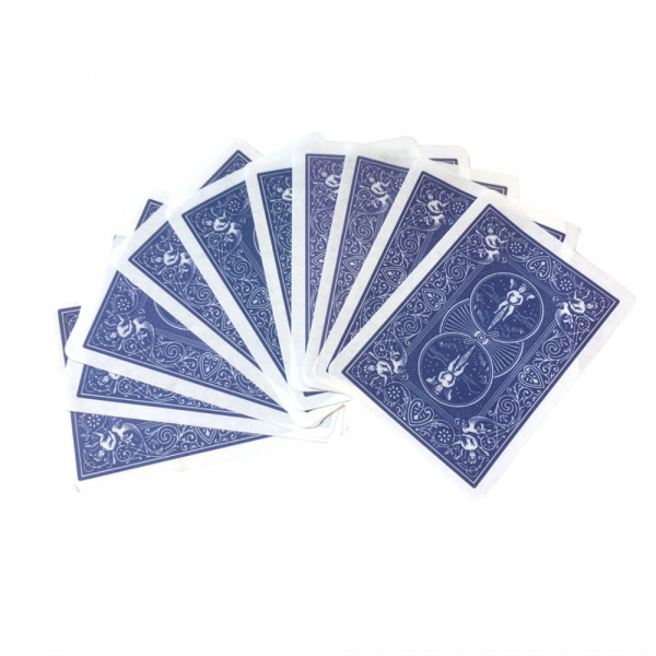 Pyrokarten - Bicycle Rücken - Blau - Flash Poker Cards - 10 Stück