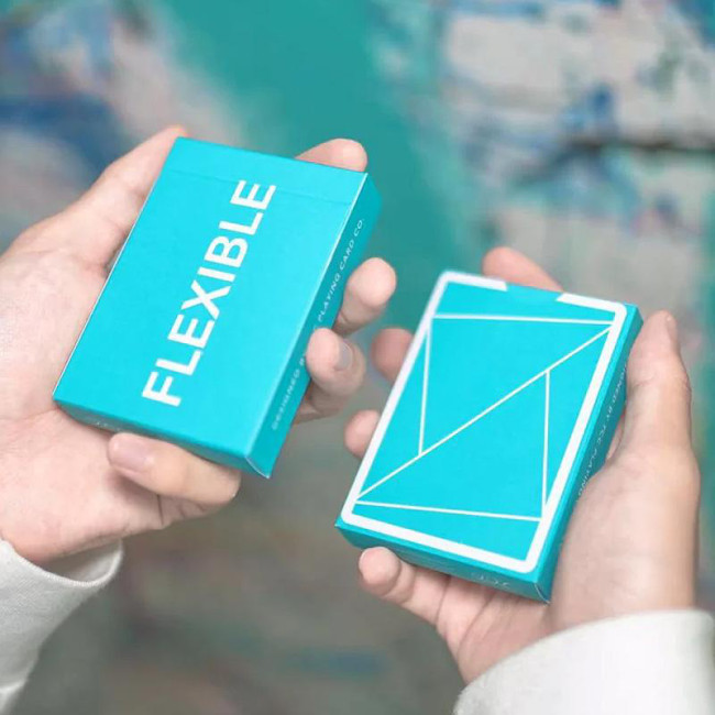 Flexible Blue Gradient Playing Cards by TCC - Cardistry