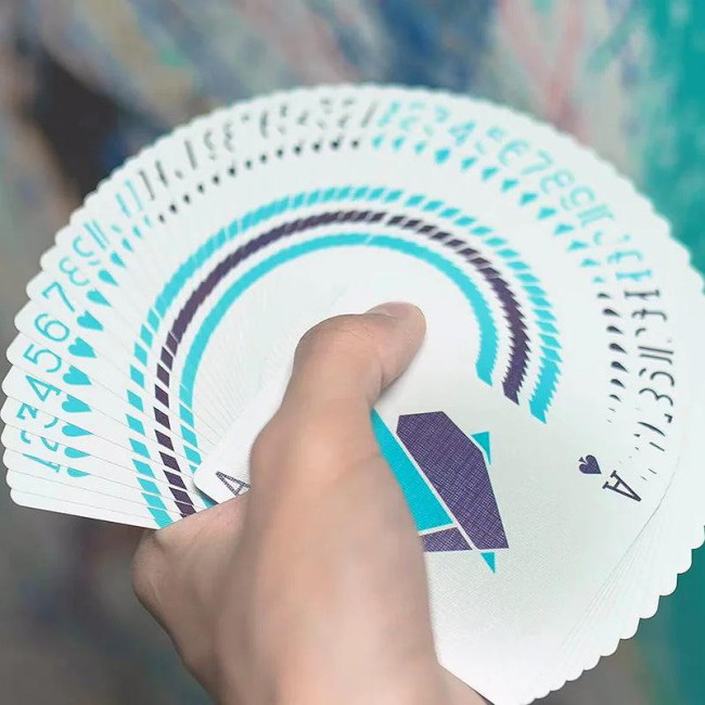 Flexible Blue Gradient Playing Cards by TCC - Cardistry