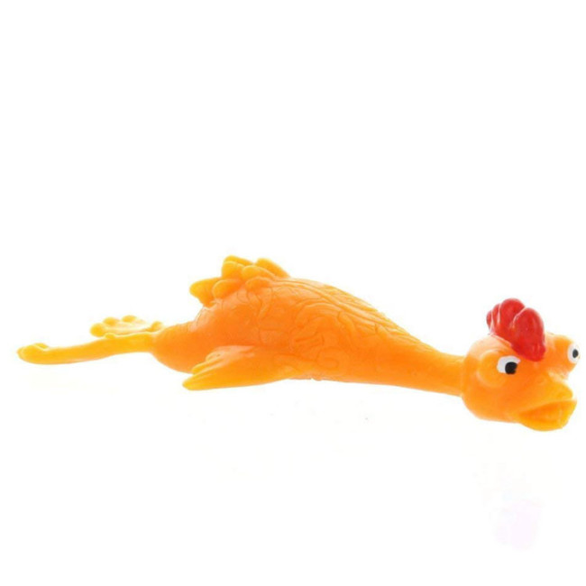 Fliegendes Gummihuhn  - Fingerschleuder - Slingshot Chicken Stretchy - 11,5 cm