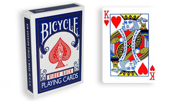 Force Deck - Blau - Herz König - Bicycle Forcierspiel - Forcing Cards - Forcierkarten