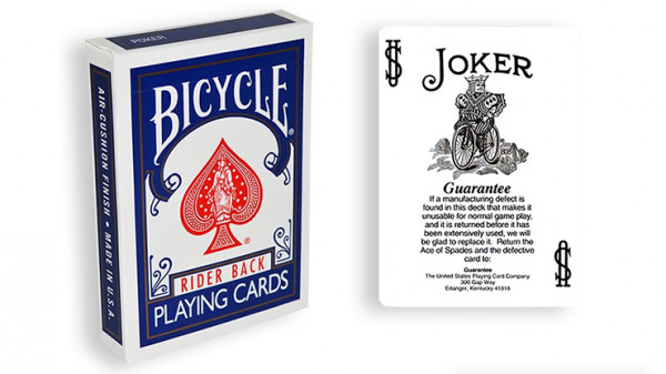 Force Deck - Blau - Joker with Guarantee - Bicycle Forcierspiel - Forcing Cards - Forcierkarten