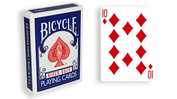Force Deck - Blau - Karo 10 - Bicycle Forcierspiel - Forcing Cards - Forcierkarten