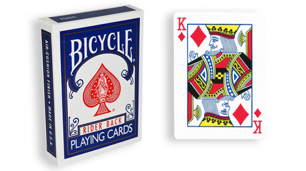 Force Deck - Blau - Karo König - Bicycle Forcierspiel - Forcing Cards - Forcierkarten