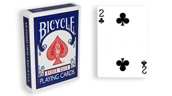 Force Deck - Blau - Kreuz 2 - Bicycle Forcierspiel - Forcing Cards - Forcierkarten