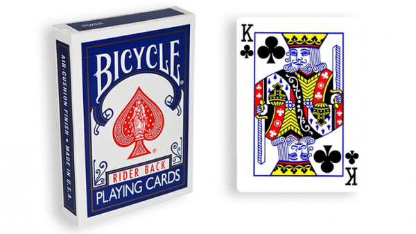 Force Deck - Blau - Kreuz König - Bicycle Forcierspiel - Forcing Cards - Forcierkarten