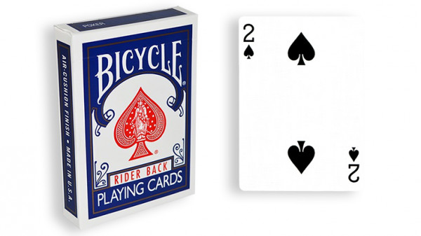 Force Deck - Blau - Pik 2 - Bicycle Forcierspiel - Forcing Cards - Forcierkarten