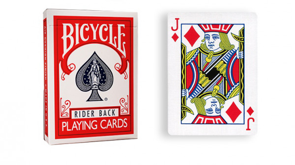 Force Deck - Rot - Karo Bube - Bicycle Forcierspiel - Forcing Cards - Forcierkarten