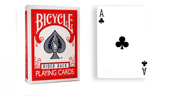 Force Deck - Rot - Kreuz Ass - Bicycle Forcierspiel - Forcing Cards - Forcierkarten