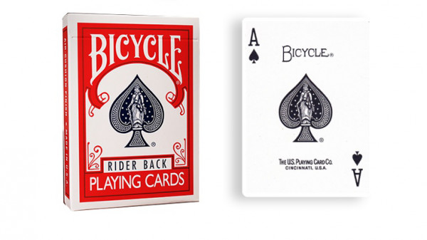 Force Deck - Rot - Pik Ass - Bicycle Forcierspiel - Forcing Cards - Forcierkarten