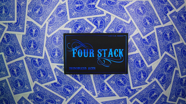 FOUR STACK BLUE by Zihu - McDonald's Aces - Kartentrick