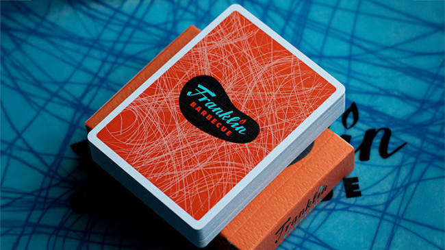 FRANKLIN BBQ CLASSIC ORANGE PLAYING CARDS