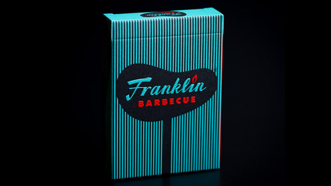 FRANKLIN BBQ RETRO BLACK PLAYING CARDS