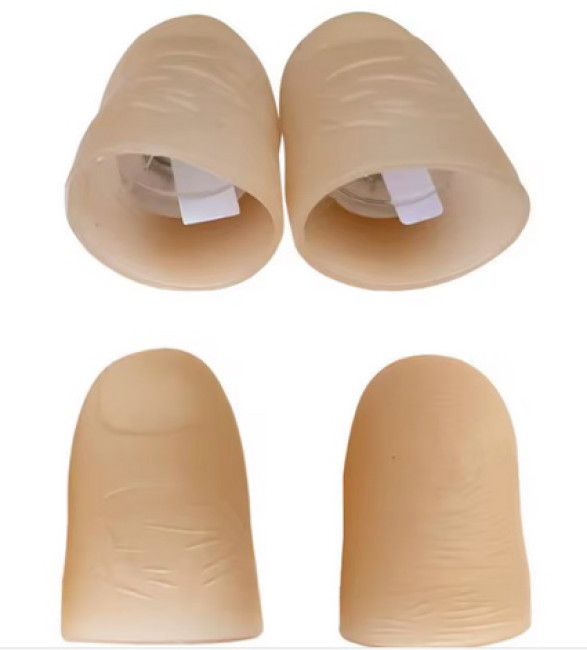 Leuchtende Daumen - Junior - Zauberlichter 2er‑Set | Magische LED‑Daumenspitzen für verblüffende Lichteffekte