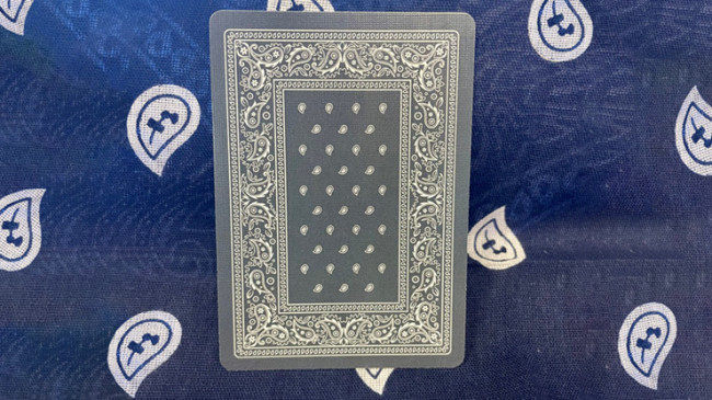 Gilded Bicycle Bandana (Blue) - Pokerdeck