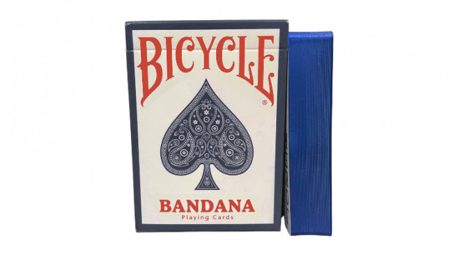 Gilded Bicycle Bandana (Blue) - Pokerdeck