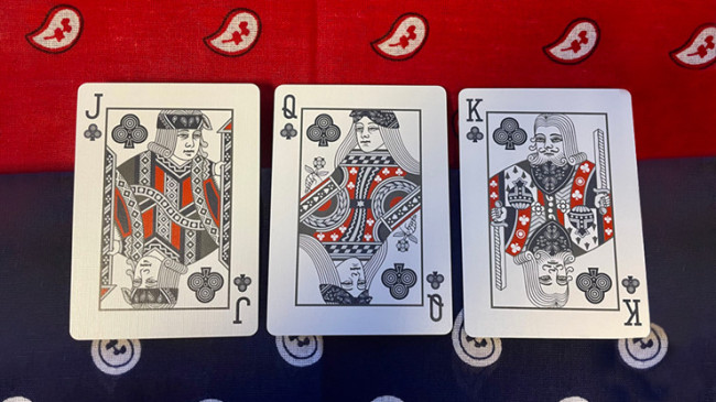 Gilded Bicycle Bandana (Red) - Pokerdeck