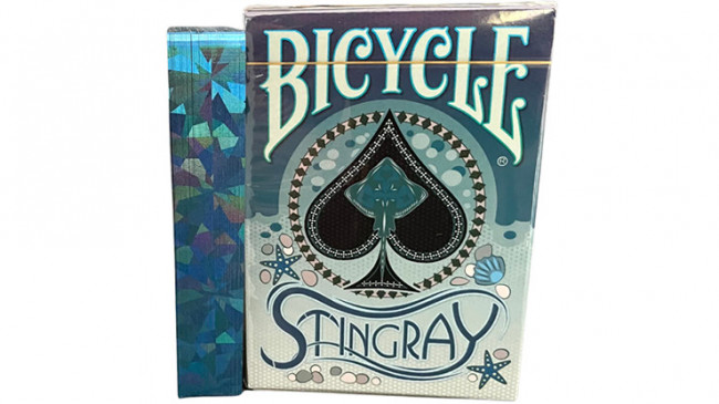 Gilded Bicycle Stingray (Teal) - Pokerdeck